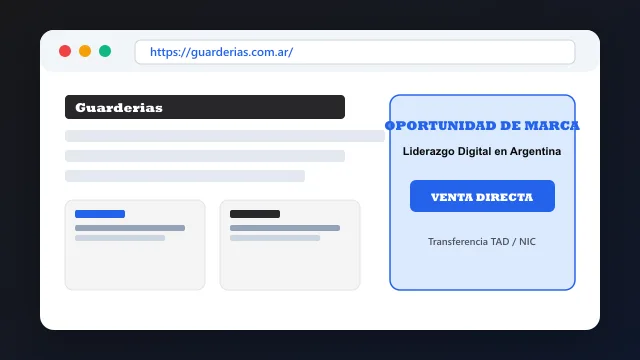 Modelo de aplicación comercial y proyectos digitales para guarderias.com.ar